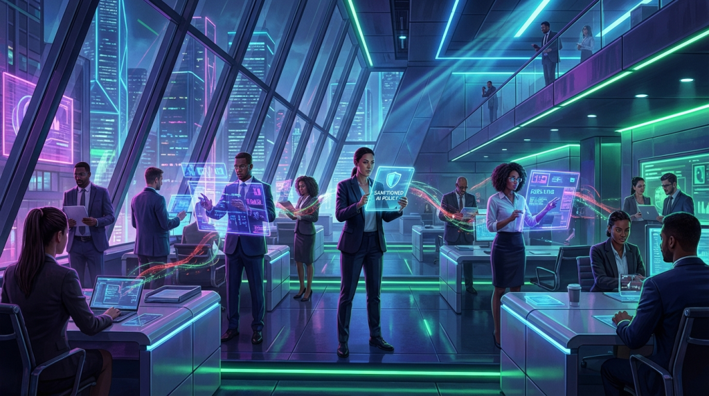 90% of employees use unsanctioned AI to escape the 70% admin burden - creating massive data risks. Discover how Scania turned Shadow AI from a security crisis into a competitive advantage with one simple policy.